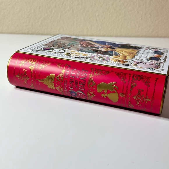 Tokyo Disney Resort Beauty and Beast Metal Book Tin Case - Picture 8 of 8